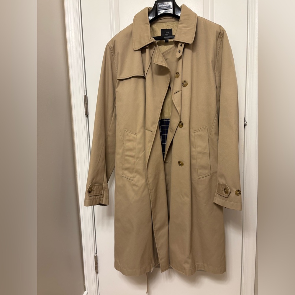 J. Crew Olmetex Men' Trench Coat